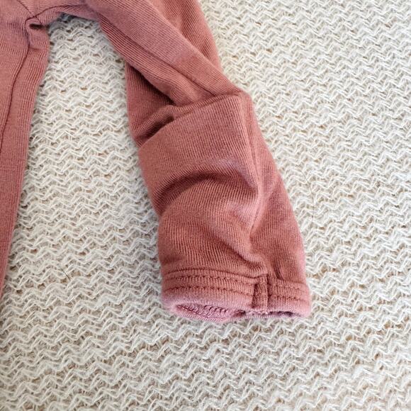 Lou Lou & Company Mauve Bamboo Knotted Gown - 3 to 6 Months - Picture 2 of 6